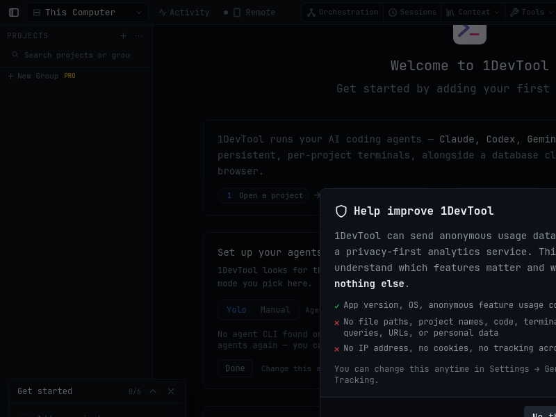 Screenshot of 1DevTool_Releases