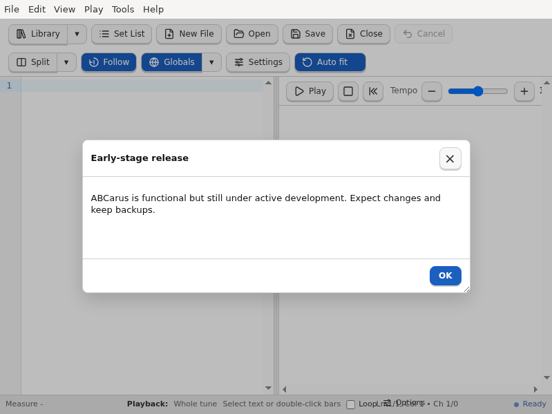 Screenshot of ABCarus