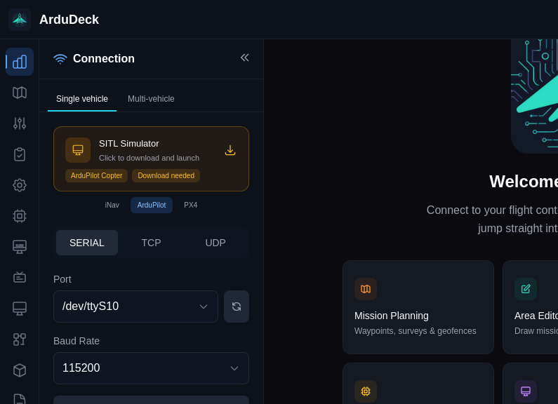 Screenshot of ArduDeck