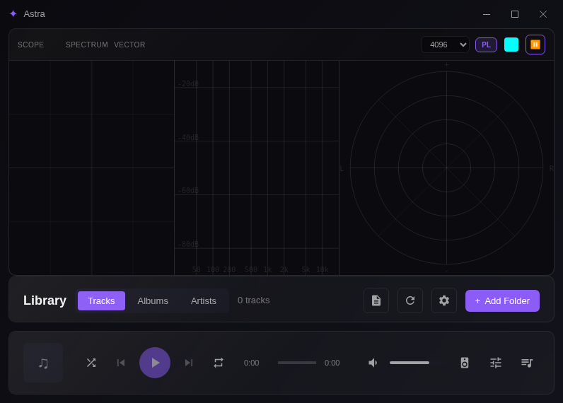 Screenshot of Astra