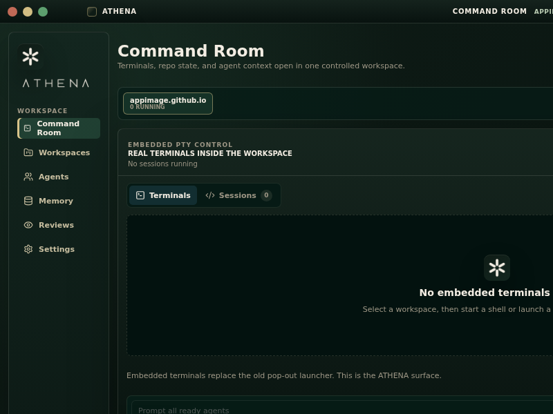 Screenshot of Athena