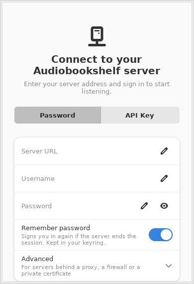 Screenshot of Audiobooklet