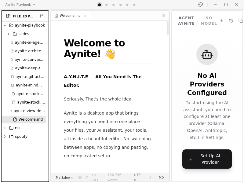 Screenshot of Aynite