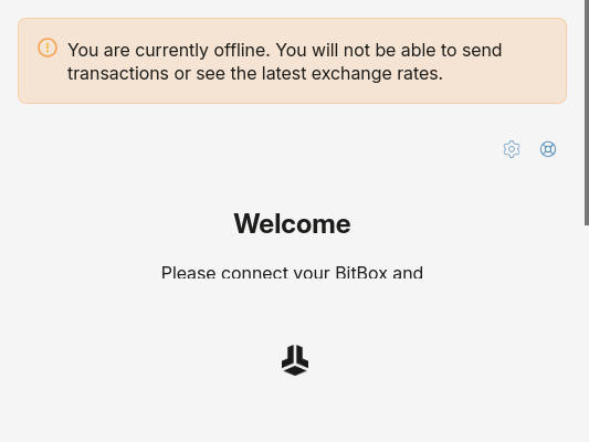 Screenshot of BitBox