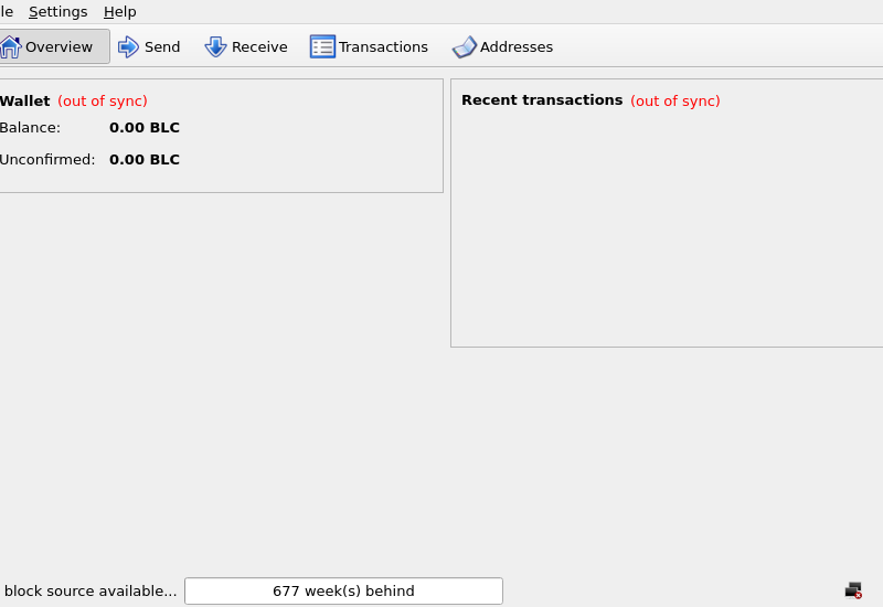 Screenshot of Blakecoin
