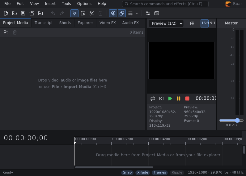 Screenshot of Boar