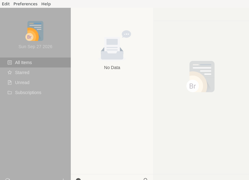 Screenshot of Breader