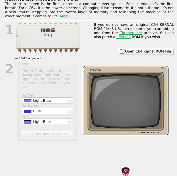 Screenshot of C64KERNALGenesis