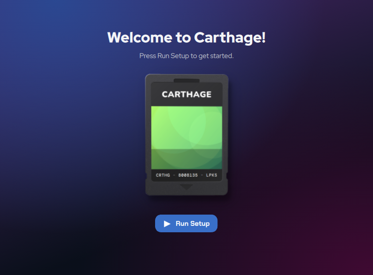 Screenshot of Carthage