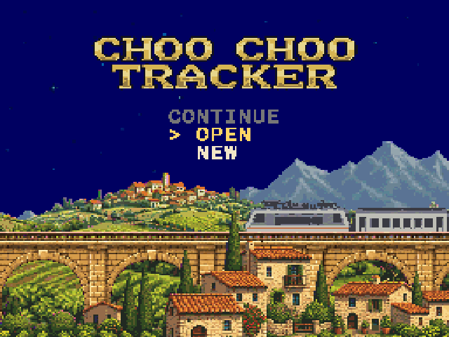 Screenshot of ChooChooTracker