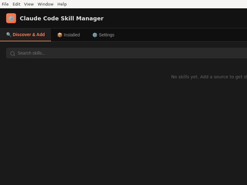 Screenshot of Claude_Code_Skill_Manager
