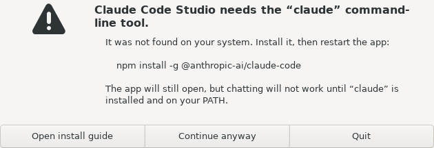 Screenshot of Claude_Code_Studio