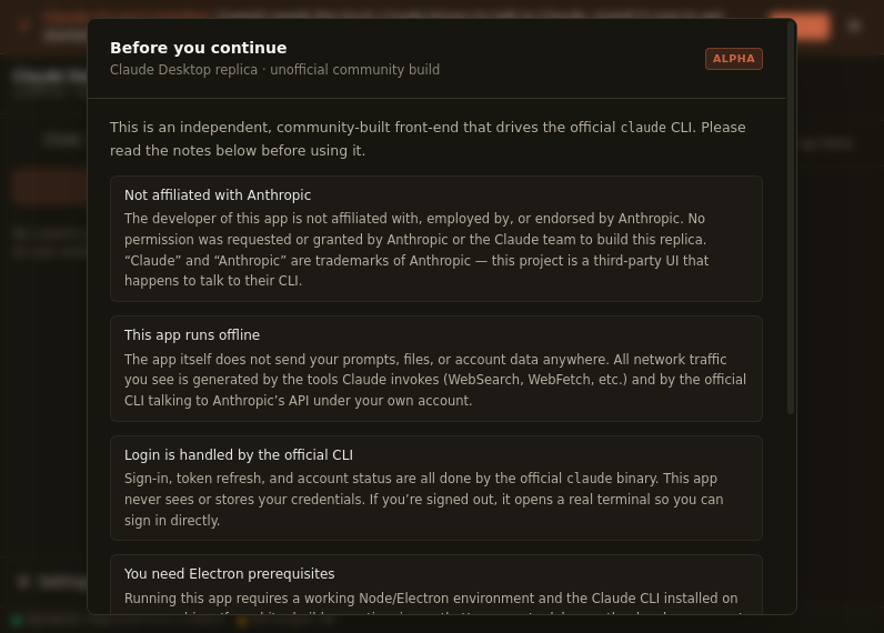 Screenshot of Claude_Desktop