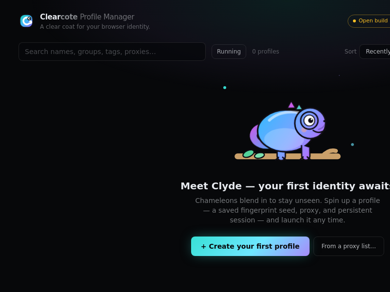 Screenshot of Clearcote_Profile_Manager