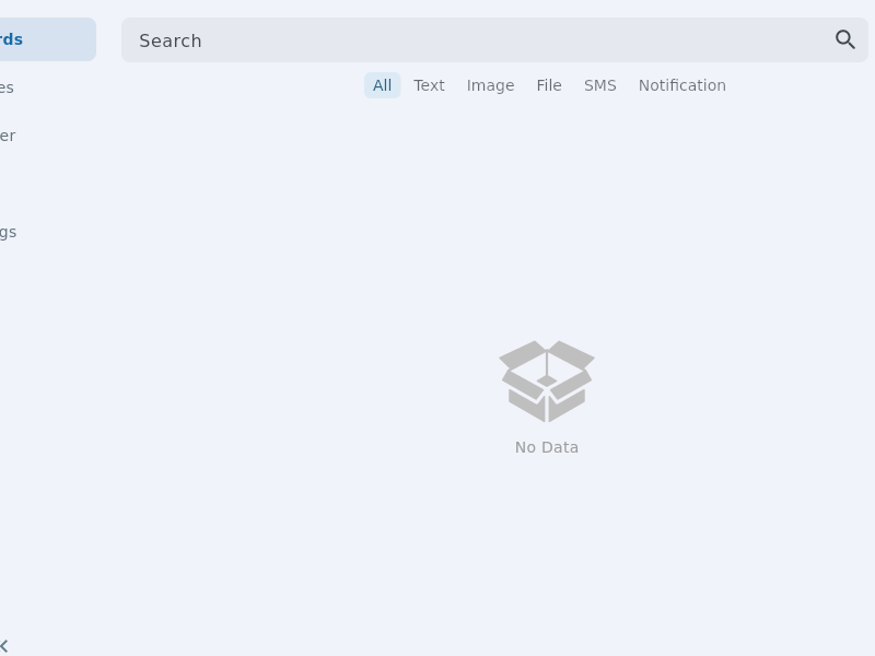 Screenshot of ClipShare