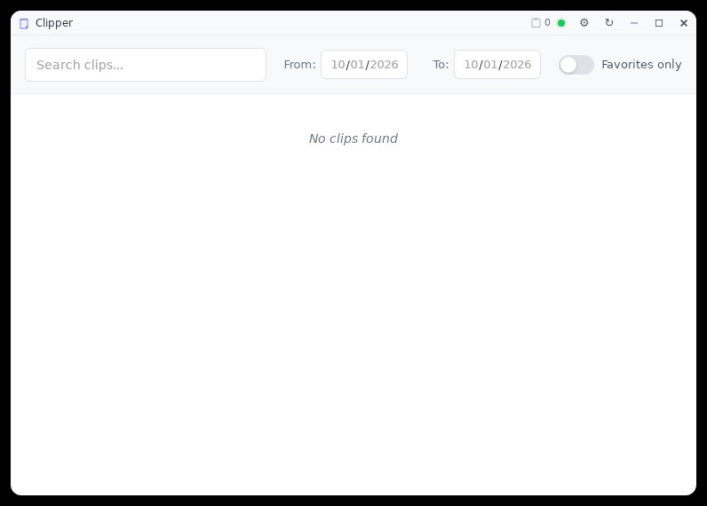 Screenshot of Clipper