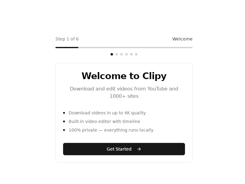 Screenshot of Clipy