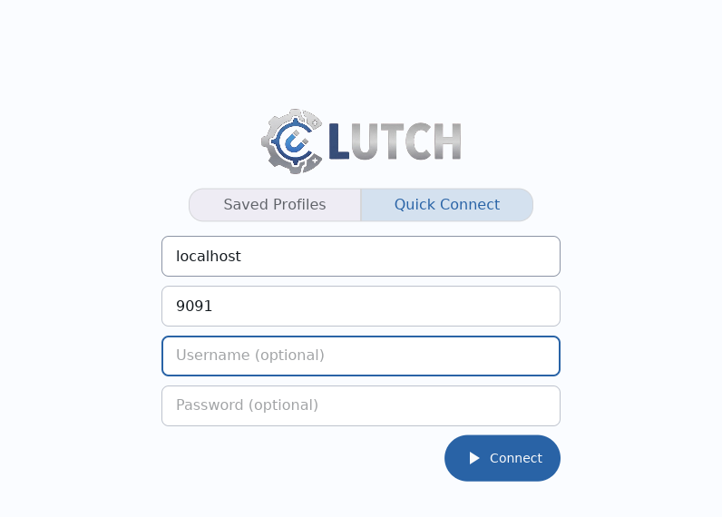 Screenshot of Clutch