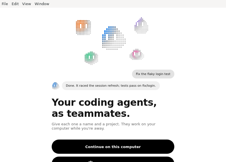 Screenshot of Codync
