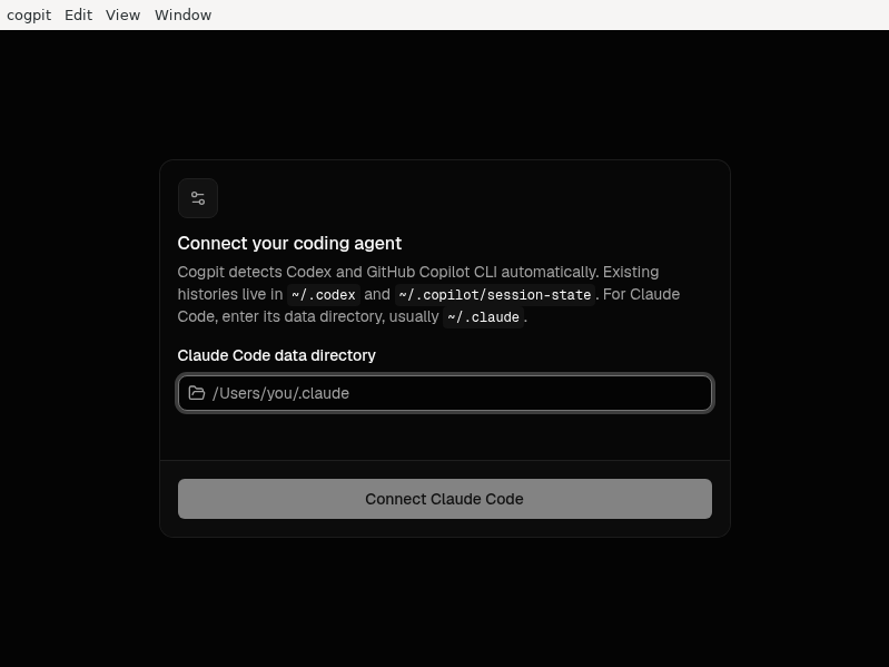 Screenshot of Cogpit