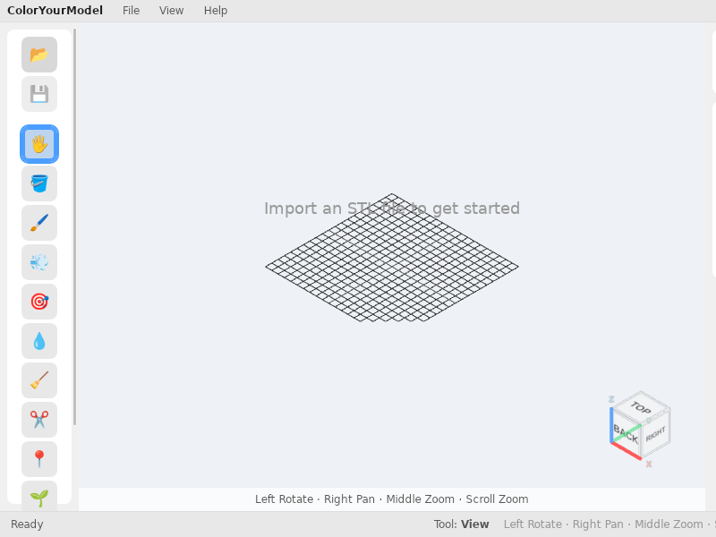 Screenshot of ColorYourModel