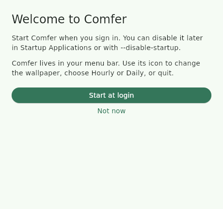 Screenshot of Comfer_Wallpaper
