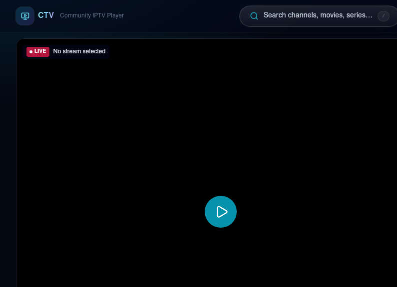 Screenshot of Community_IPTV_Player