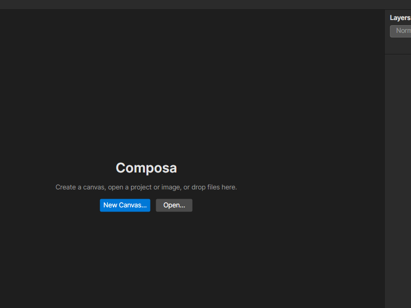 Screenshot of Composa