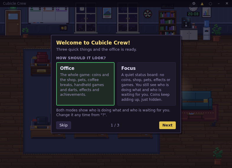 Screenshot of CubicleCrew