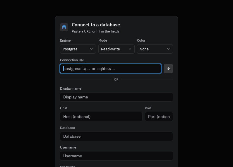Screenshot of DBDelve