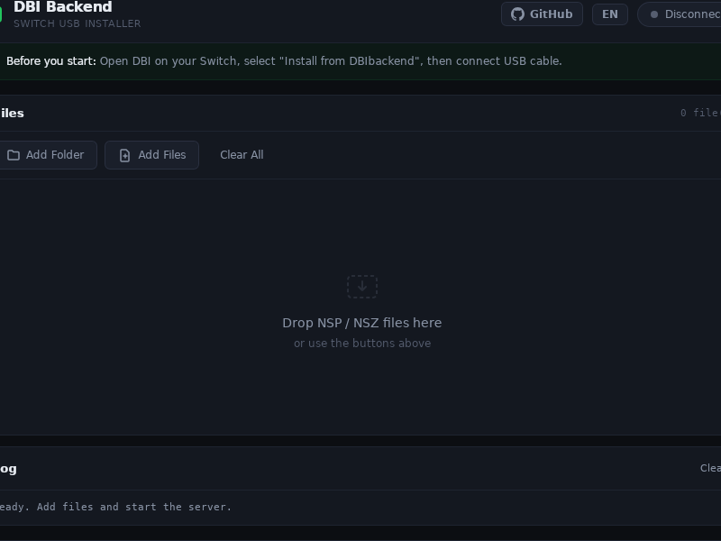 Screenshot of DBI_Backend