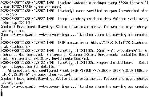 Screenshot of DFIR_Companion