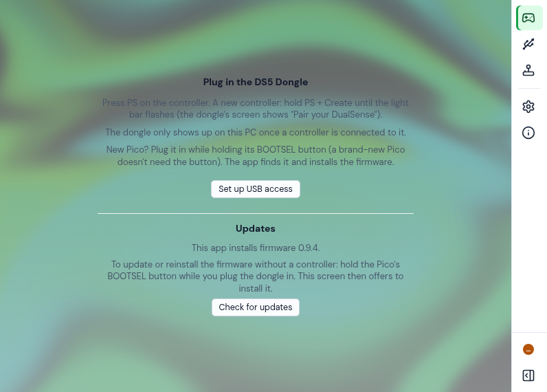 Screenshot of DS5_Dongle_OLED_Edition