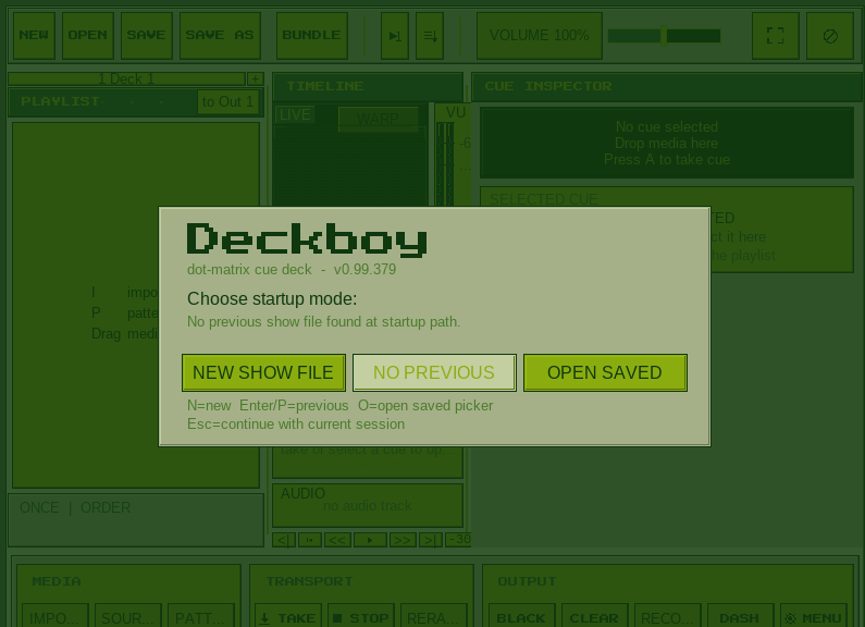 Screenshot of Deckboy