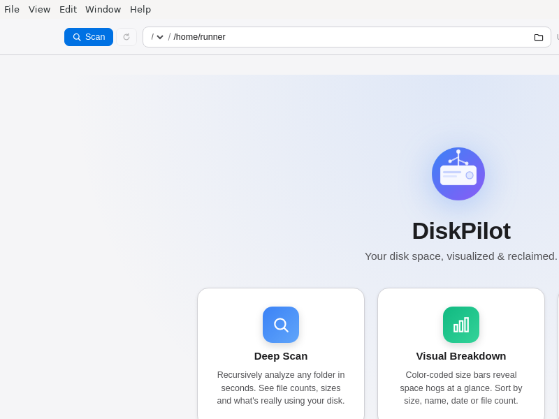 Screenshot of DiskPilot