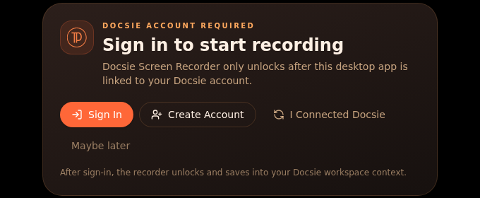 Screenshot of Docsie_Screen_Recorder