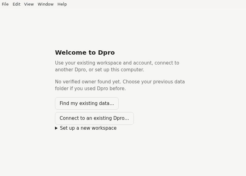 Screenshot of Dpro-Agent