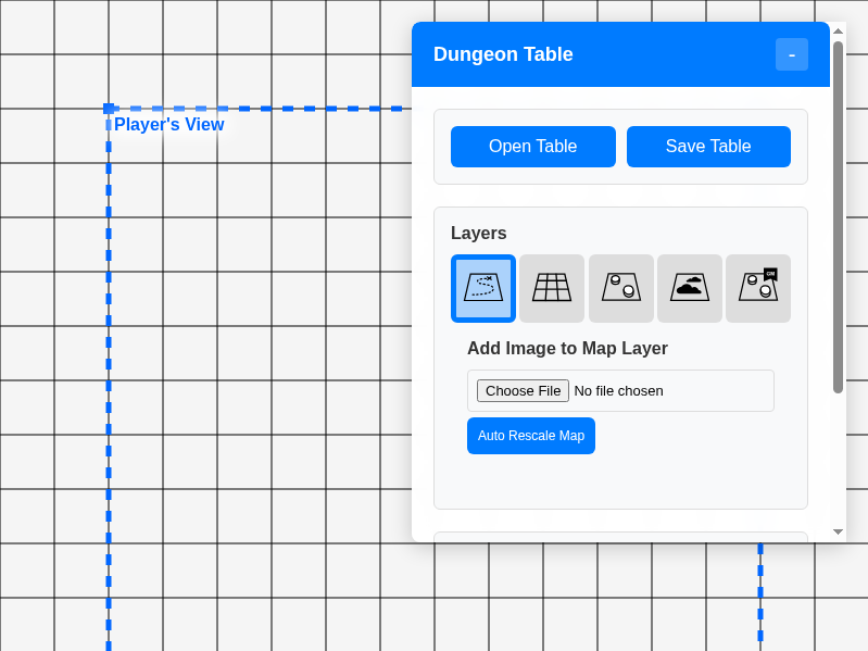 Screenshot of DungeonTable