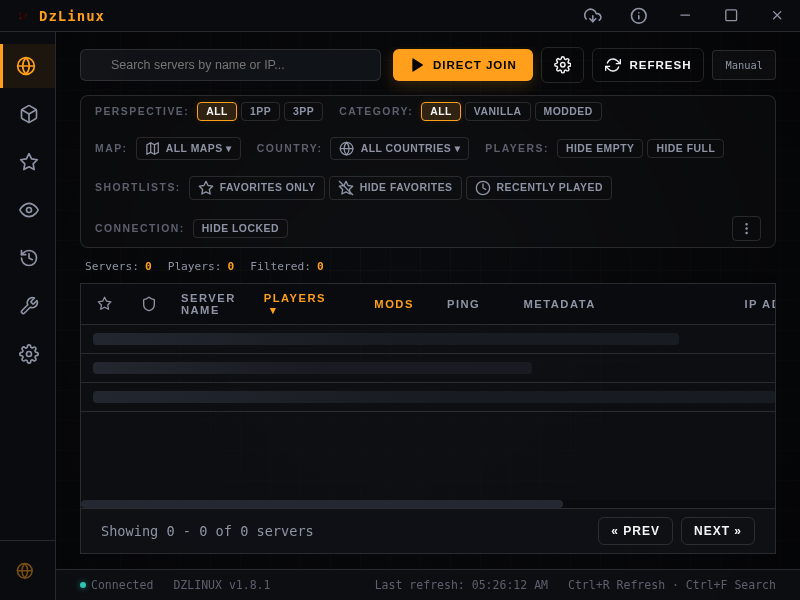 Screenshot of DzLinux
