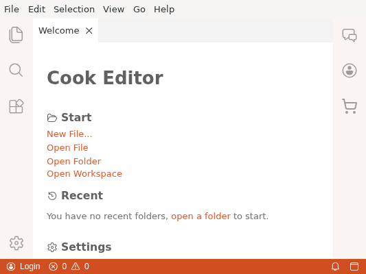 Screenshot of Editor