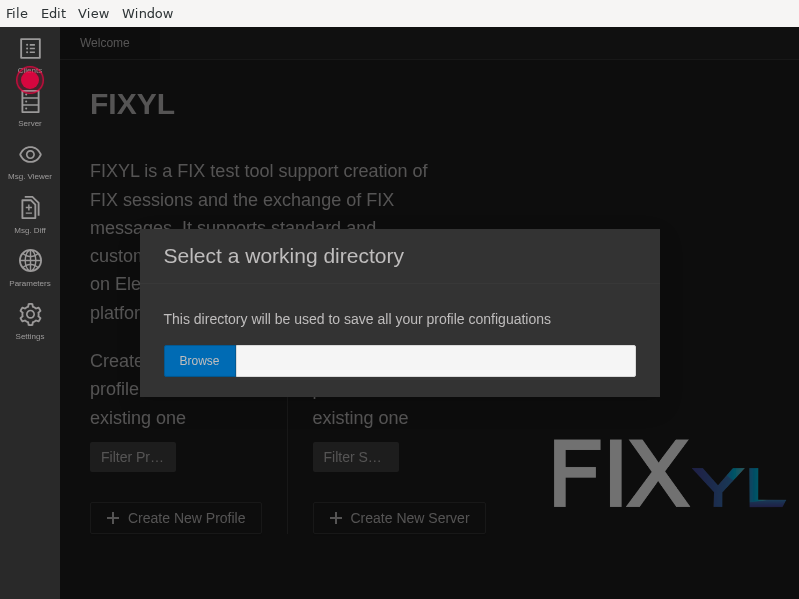 Screenshot of FIXYL