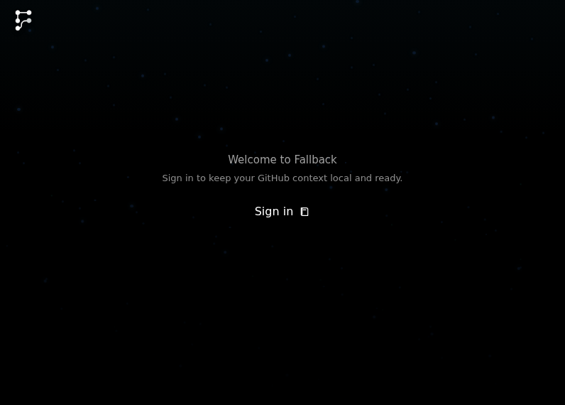 Screenshot of Fallback