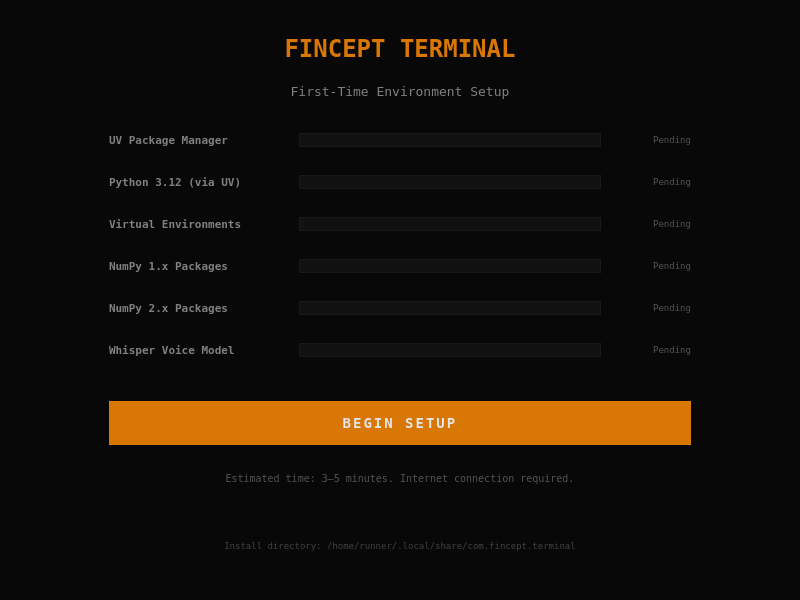 Screenshot of FinceptTerminal