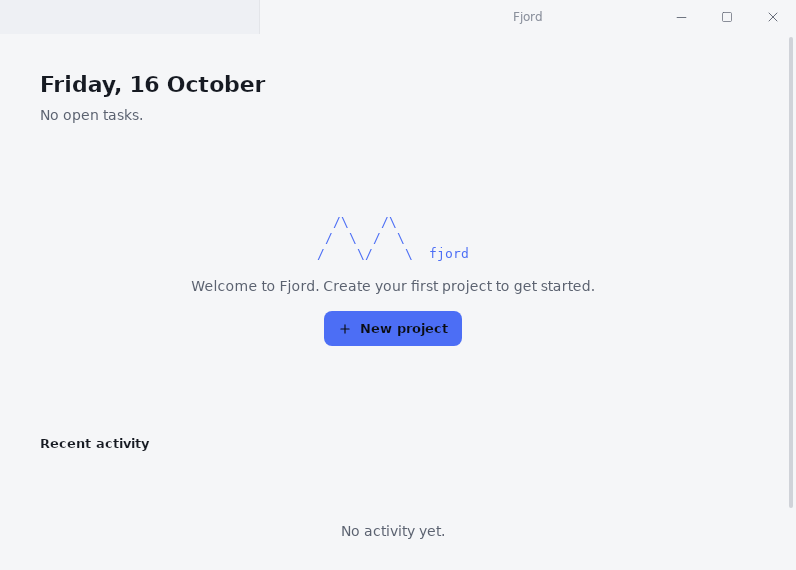 Screenshot of Fjord
