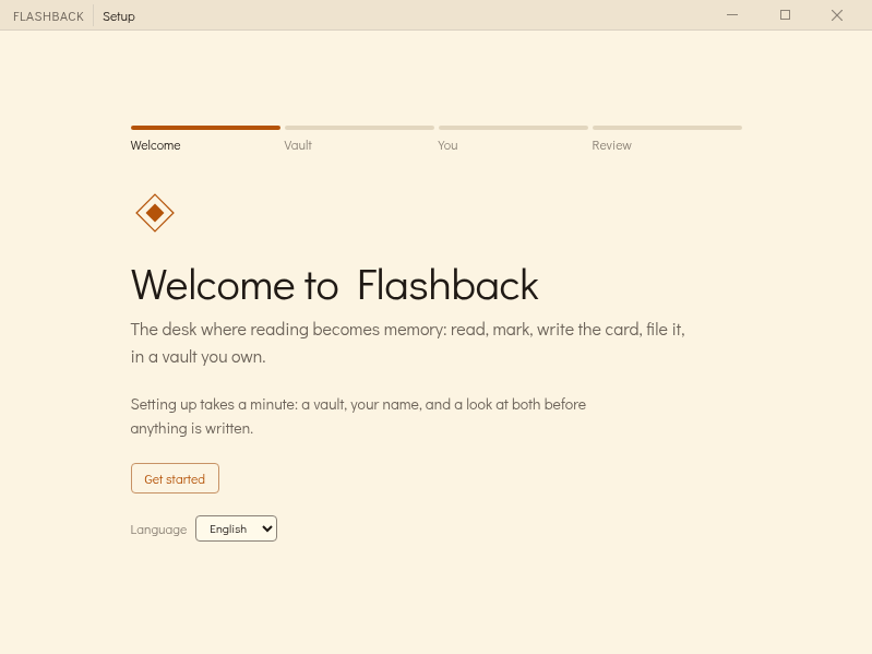 Screenshot of Flashback