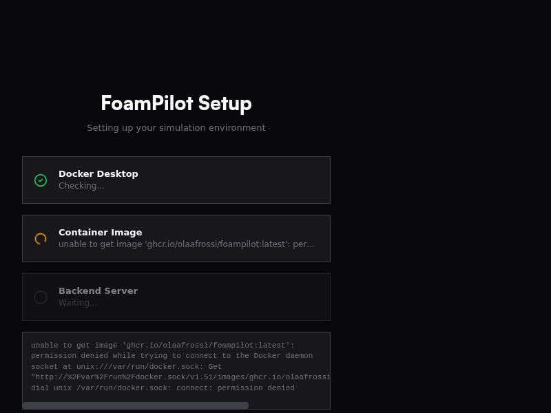 Screenshot of FoamPilot