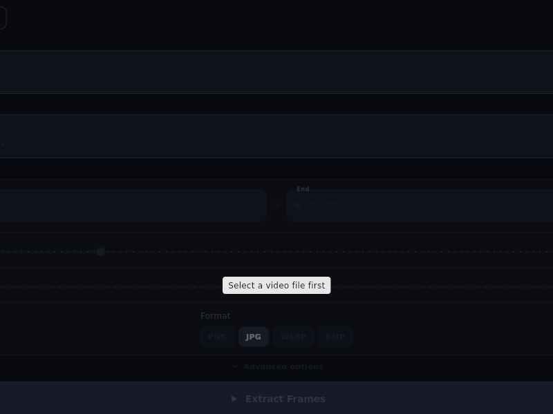 Screenshot of FrameExtractor