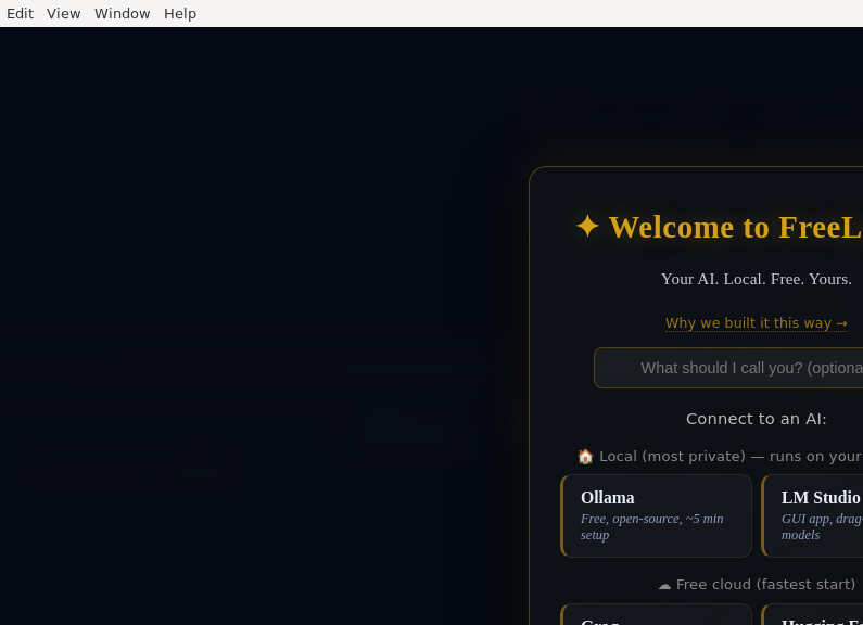 Screenshot of FreeLattice