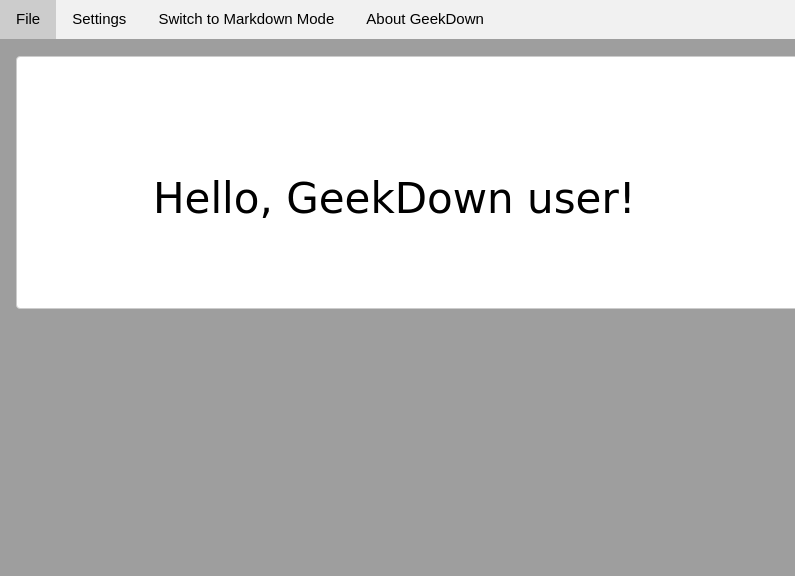 Screenshot of GeekDown