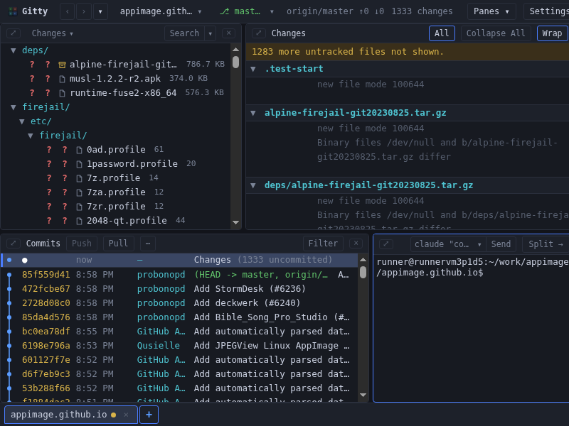 Screenshot of Gitty